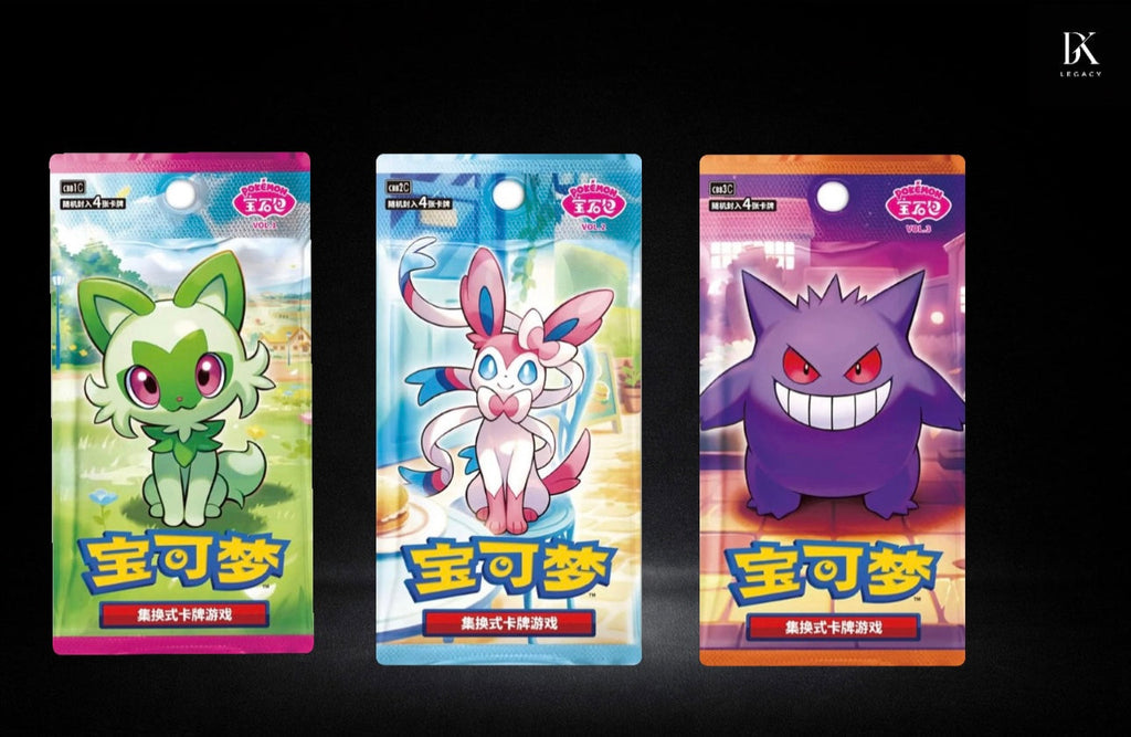 Pokémon Gem Pack Badge Set China