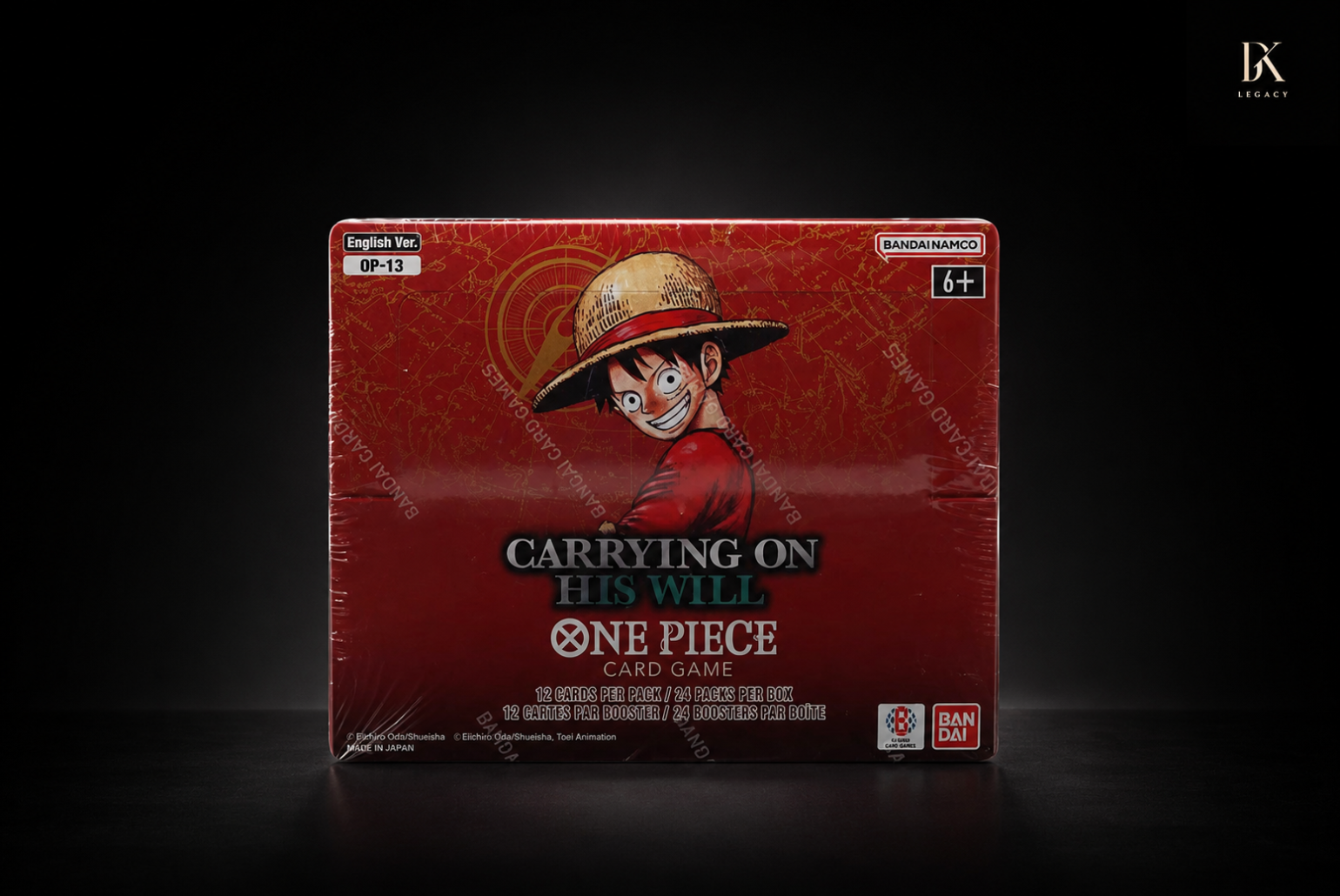 One Piece Carrying On His Will Booster Display OP13 Englisch