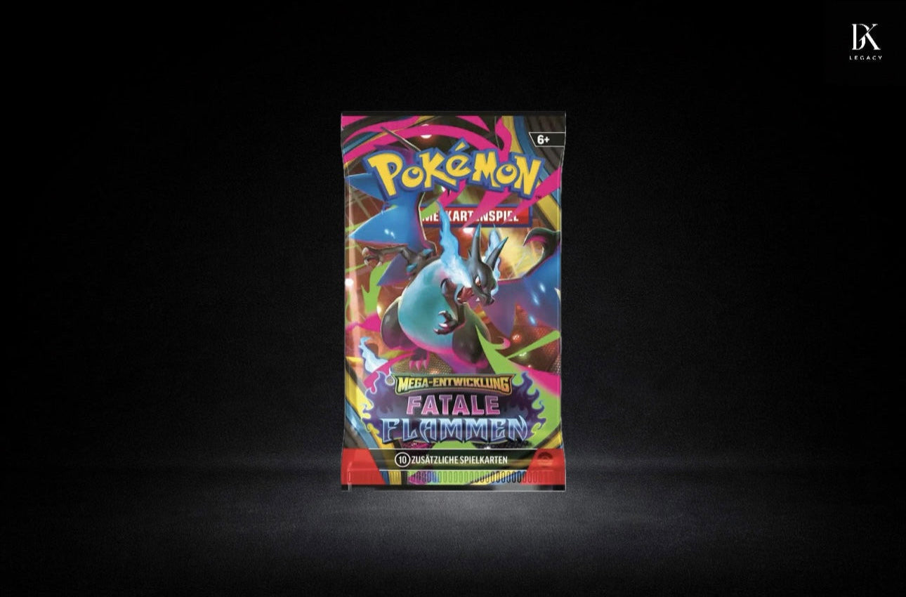 Pokémon TCG – Mega-Entwicklung 02: Fatale Flammen | Booster (Deutsch) Neu