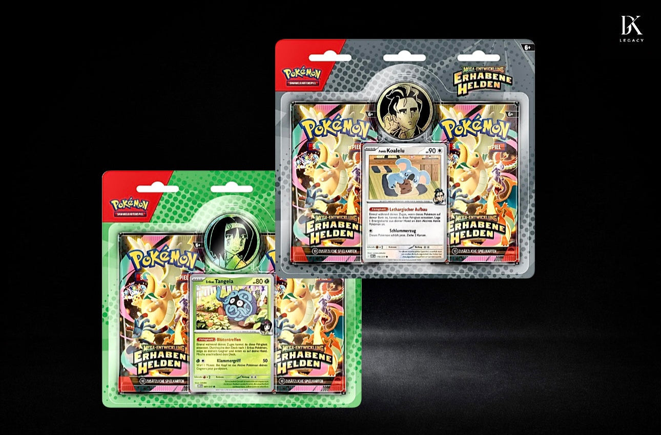 Pokémon TCG Mega-Entwicklung – Erhabene Helden 2-Pack Blister (Deutsch) - Sealed Neu