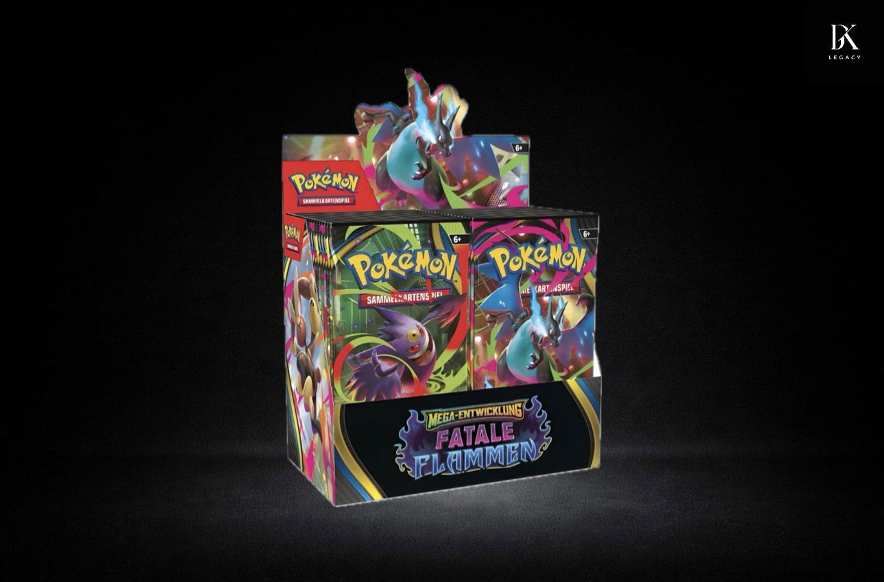 Pokémon TCG – Mega-Entwicklung 02: Fatale Flammen | Display (Deutsch) - Sealed Neu