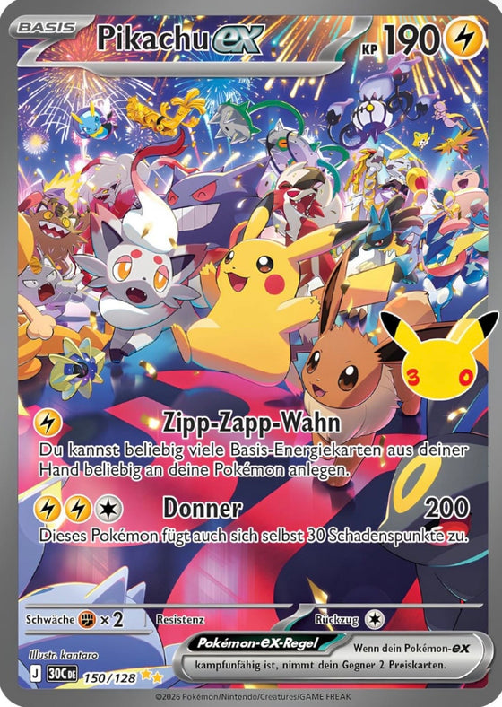 Pikachu ex 150/128